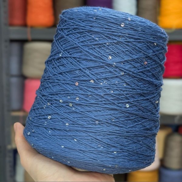 fil lab paillettes azzurro