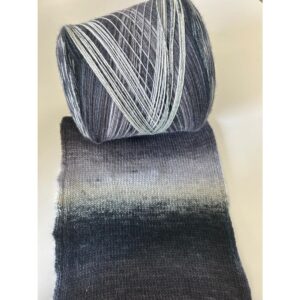 filati venezia calzetteria degrade cenere